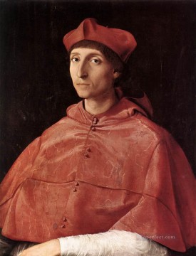 Raphael Painting - Portrait of a Cardinal Renaissance master Raphael